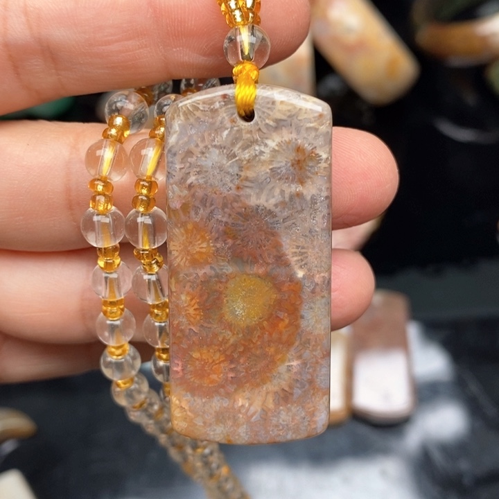 硅化珊瑚（珊瑚玉）手镯未镶嵌