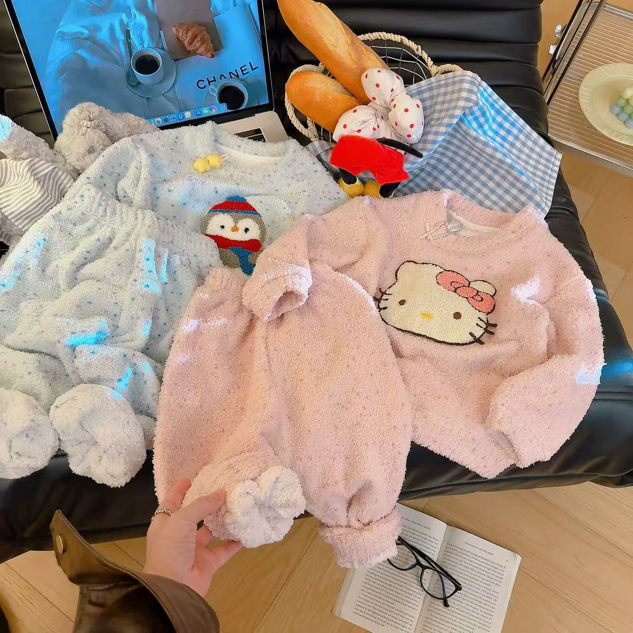 ［小明婴童店］半边绒家居套装
