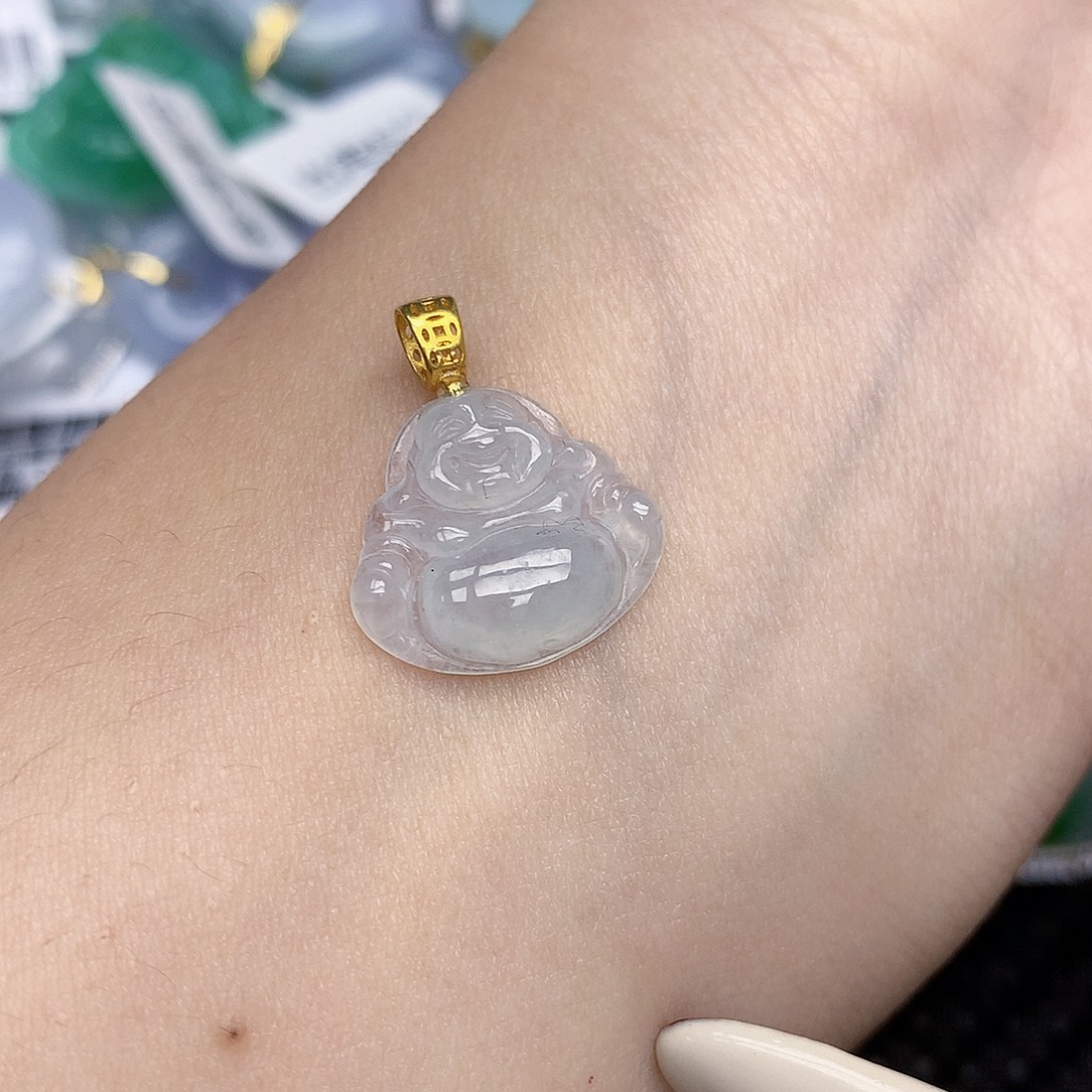 翡翠未镶嵌颈饰天然缅甸翡翠a货百元以上9元证书费自理