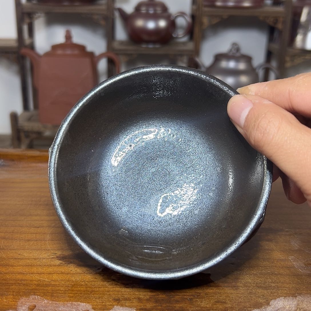 雨***3坭兴陶真柴烧非电复柴