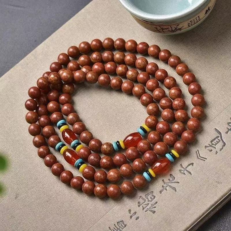 （泗滨砭石）砭石108珠手工工具