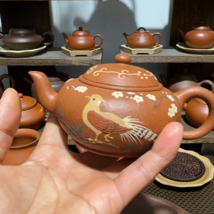 儿***理紫砂茶壶这种天气