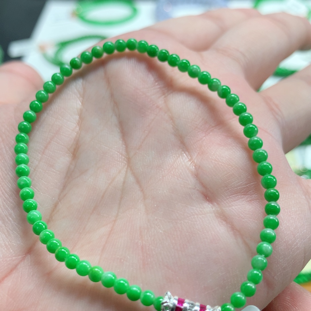 翡翠未镶嵌手链翡翠