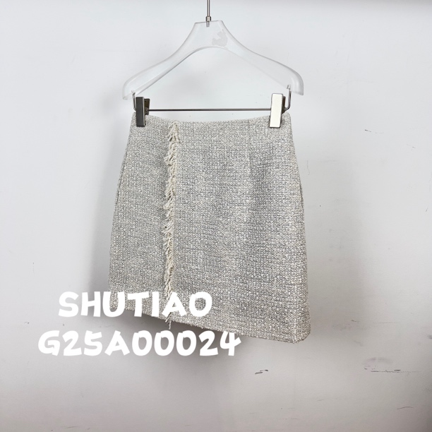 【SHUTIAO】2024秋冬：新款小众设计款短裙G25A00024