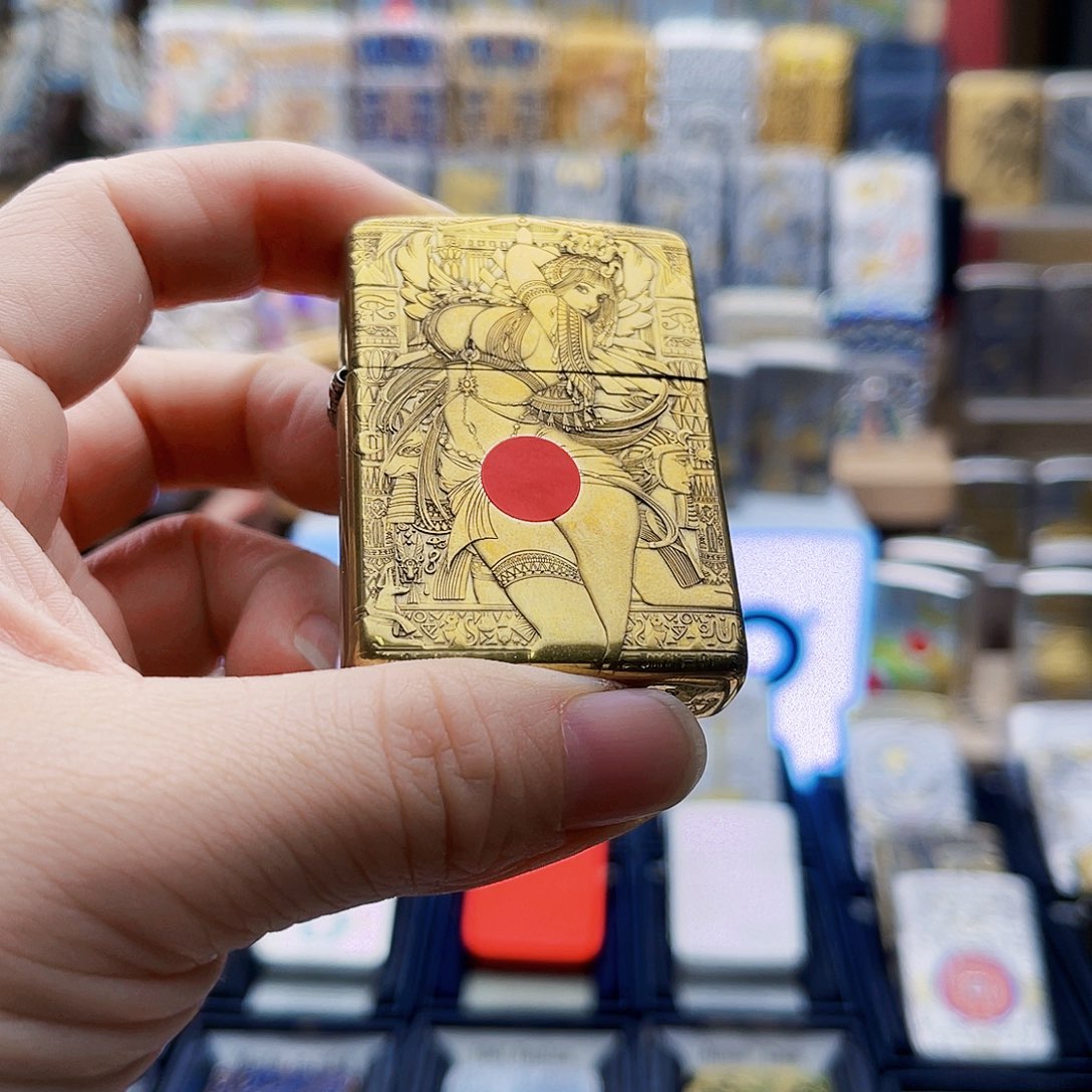乡***谣铜钢埃及艳后打火机黄铜