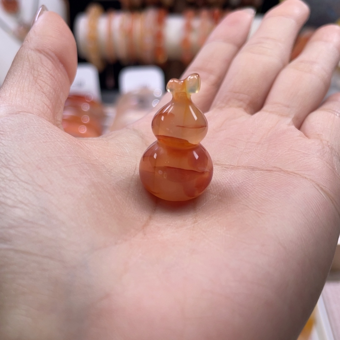 玛瑙/玉髓未镶嵌葫芦