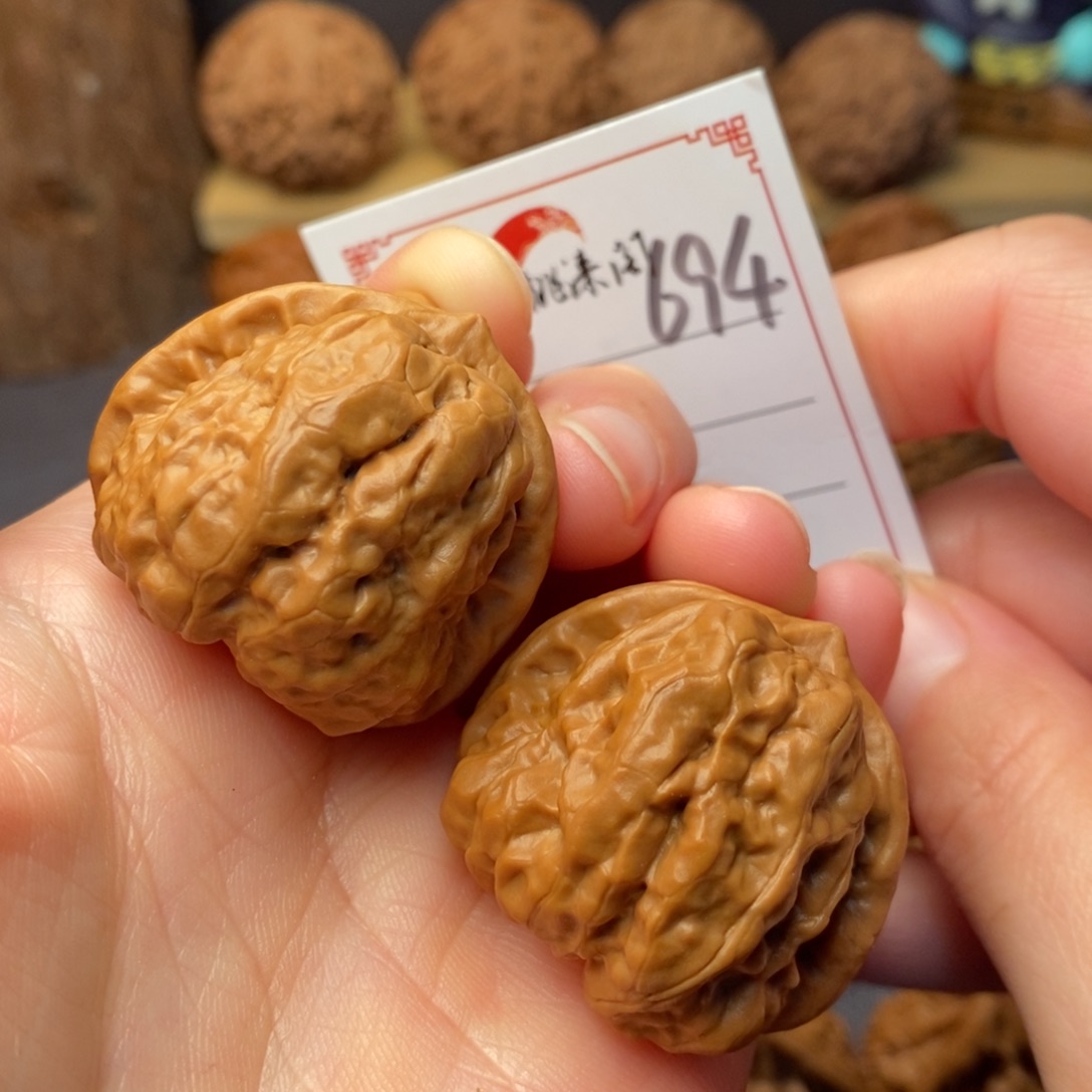 把件文玩核桃694号35蛤蟆