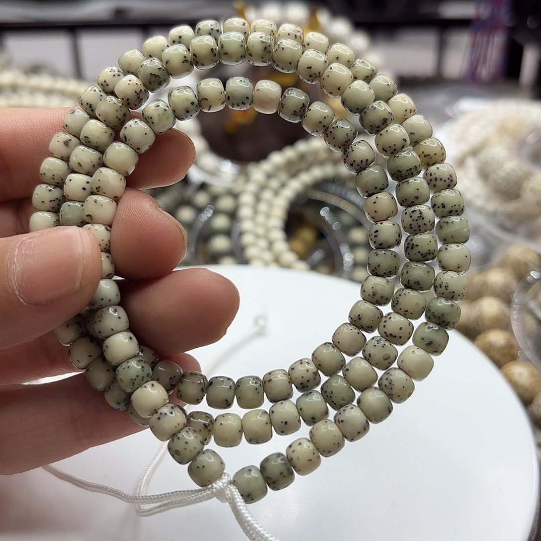 星月菩提手串65冰糖双留白