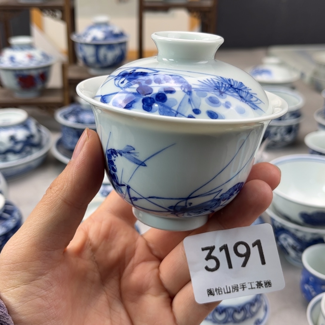 景德镇陶瓷手绘杯3191燕子