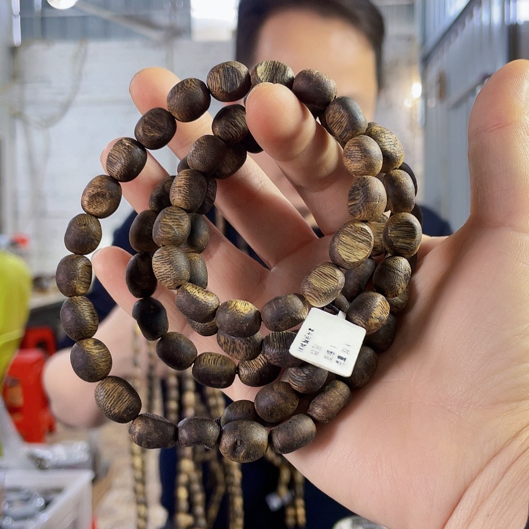 沉香手串棋楠张勺子留疤长串1.0/32克多样性发一
