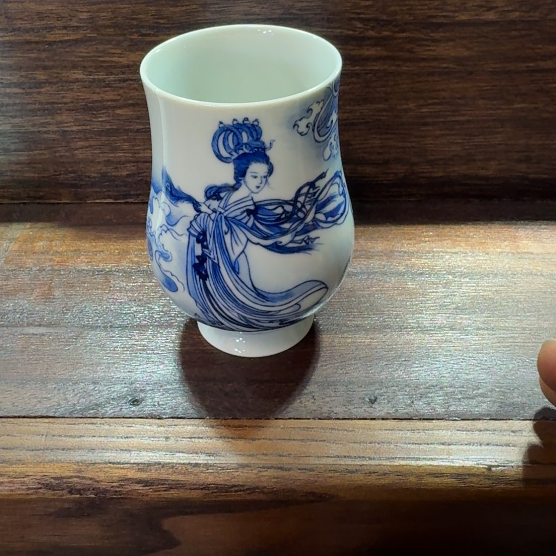 千***然瓷片当代景德镇陶瓷手绘茶具