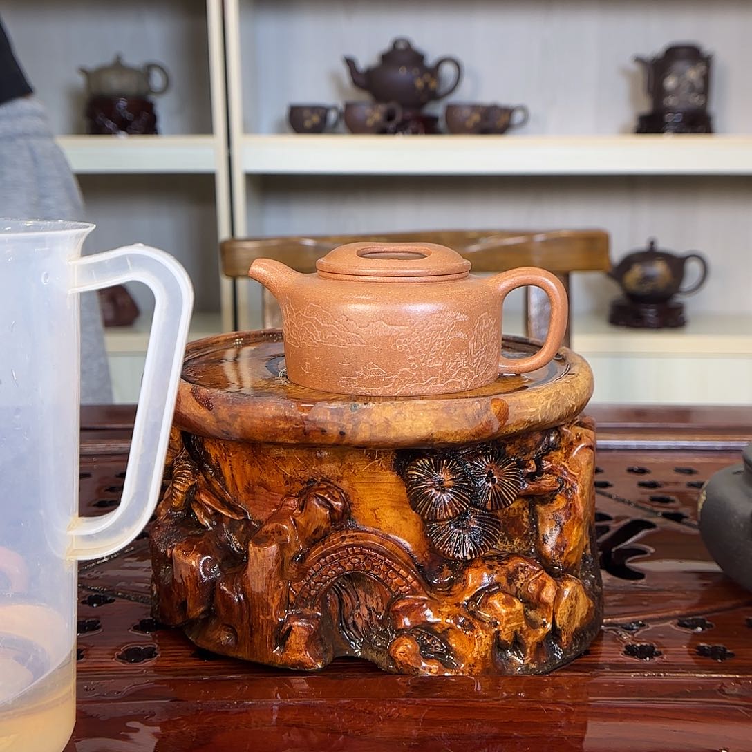 紫砂茶壶江亭亭老师。200c c