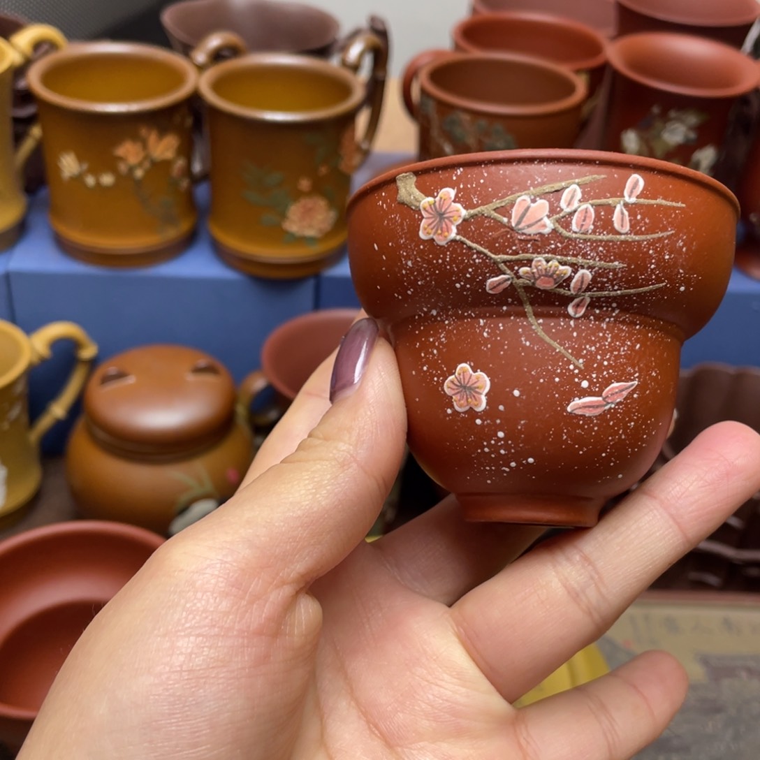 紫砂茶杯紫砂主人杯