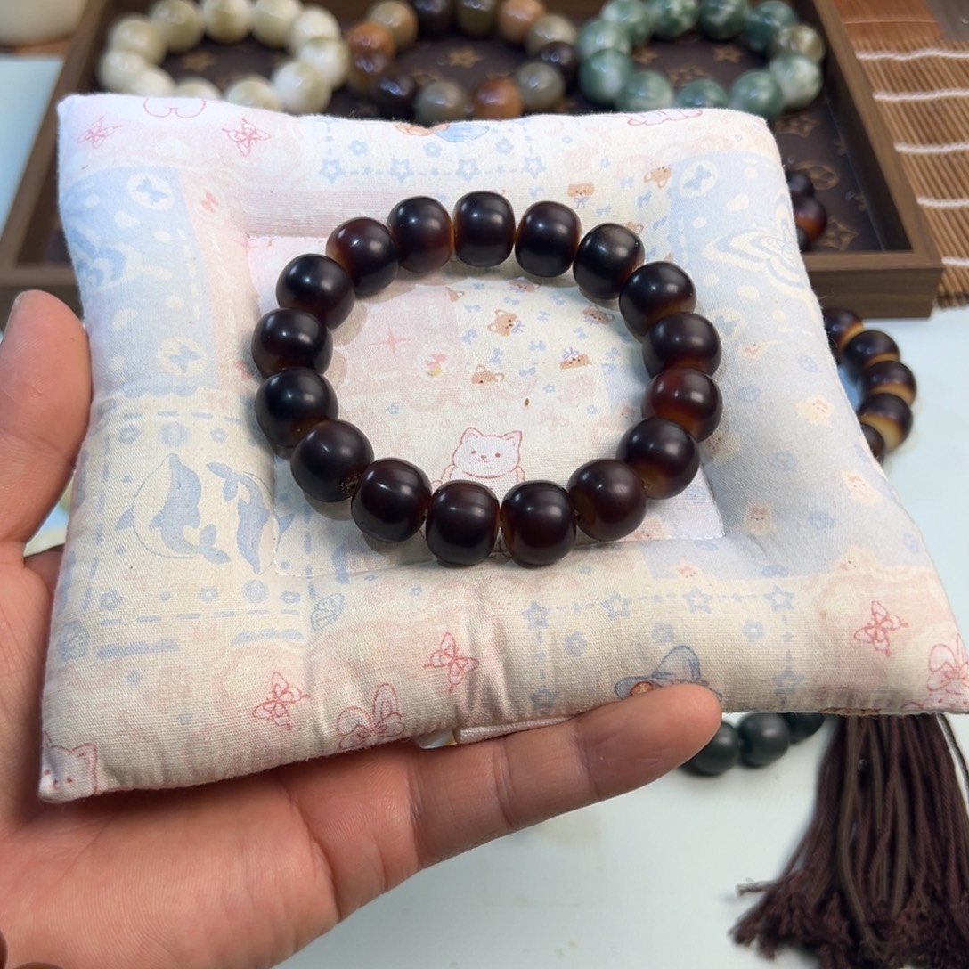 静***心吊坠菩提根/象牙果定制23颗手持14mm