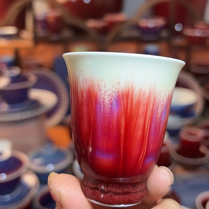 瓷片景德镇品艺轩郎红