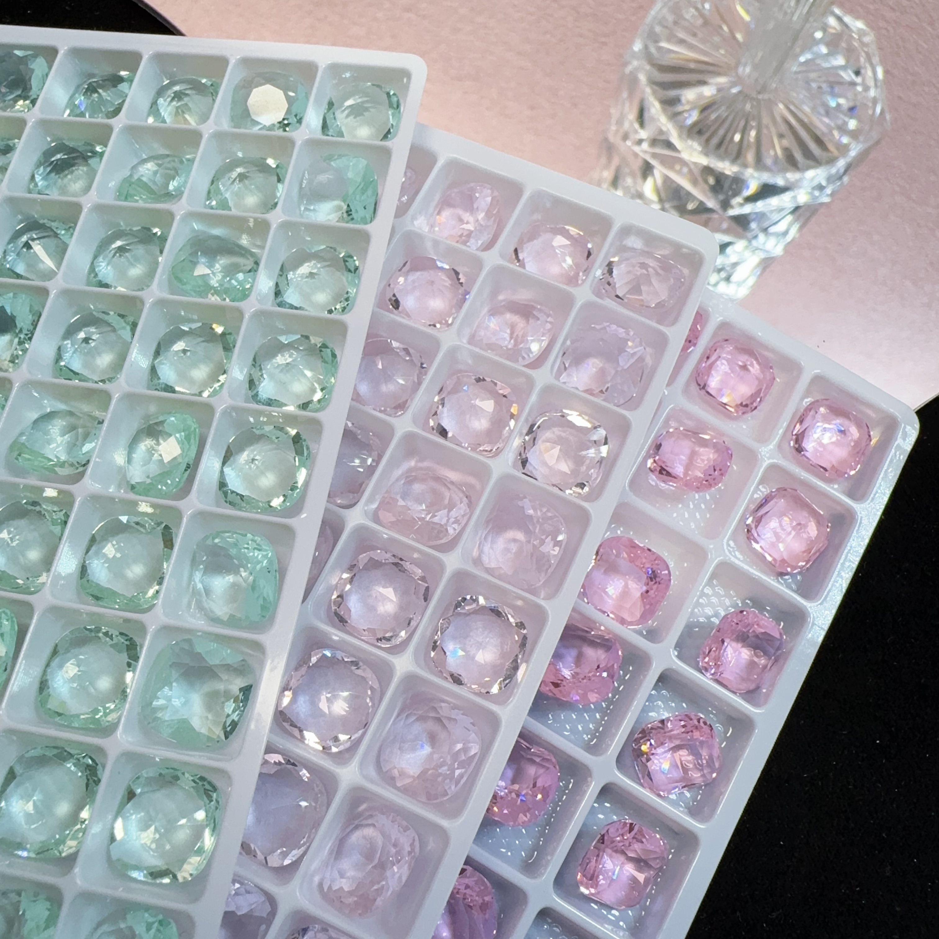 【静家·肥方系列】美甲钻饰品奢华爆闪手工气质超闪网红流行罐装