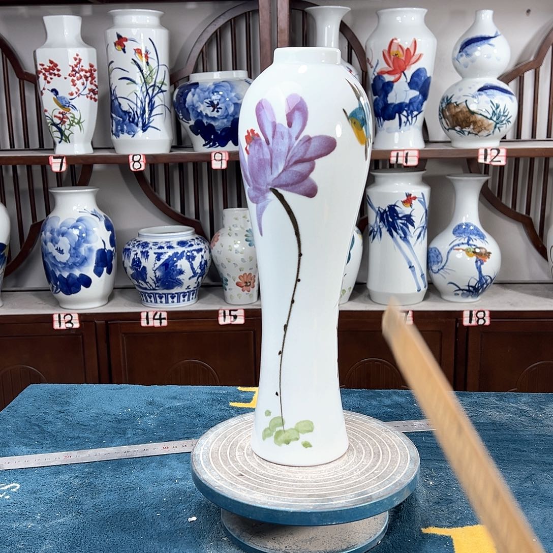 摆件景德镇陶瓷美鸟