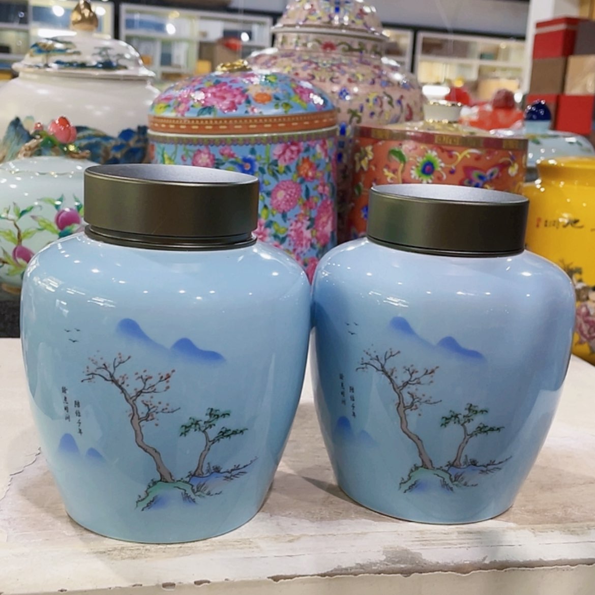 【闪购商品】罐陶瓷茶叶罐密封罐