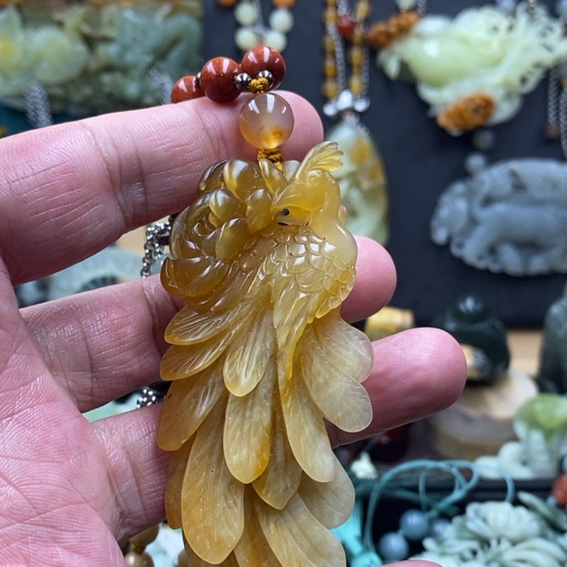 【闪购商品】蛇纹石玉吊坠未镶嵌