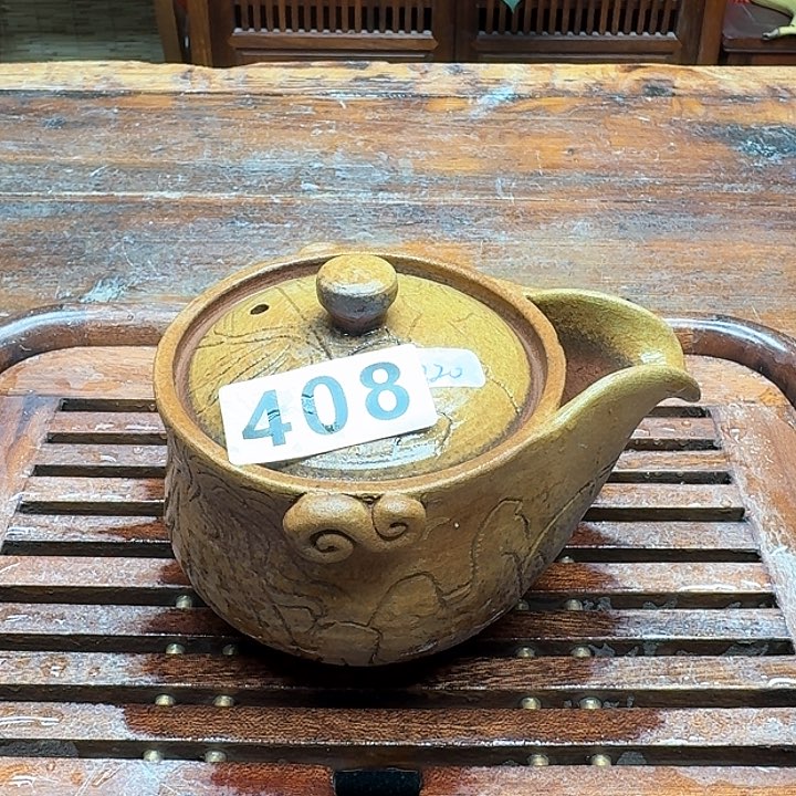 纯手工制作粗陶茶具