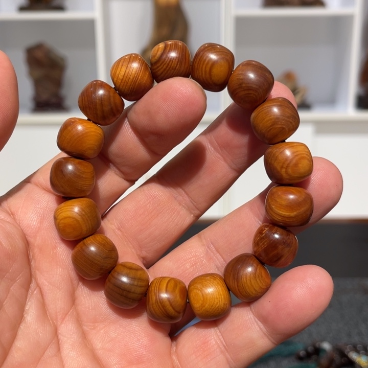 柏木（崖柏）1.2红油老型手串