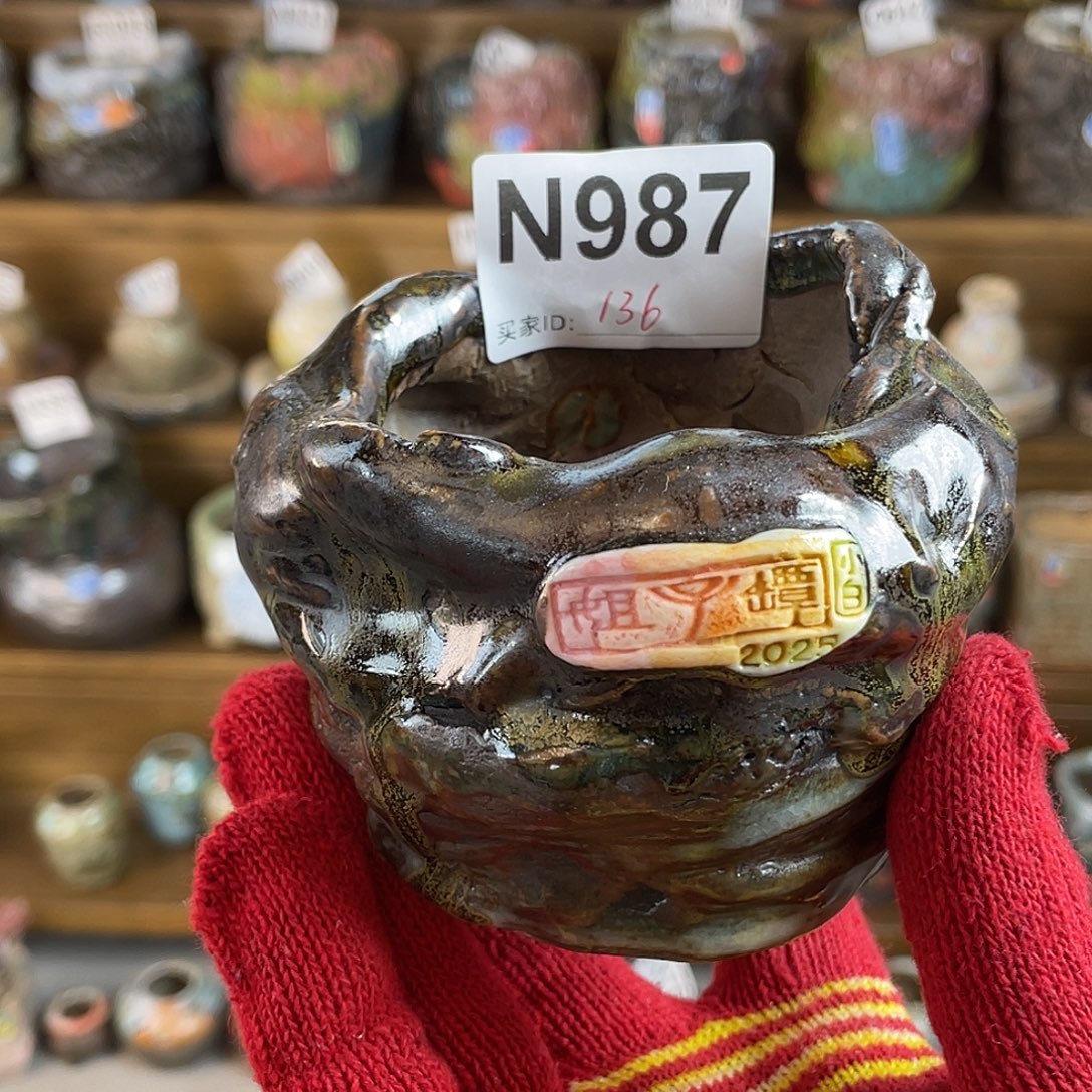 坛子姐花盆 小白孤品内口6百搭