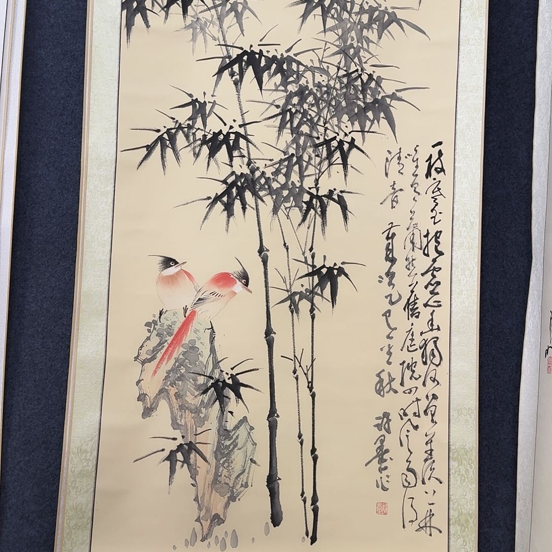 纯手绘国画作品好看四尺