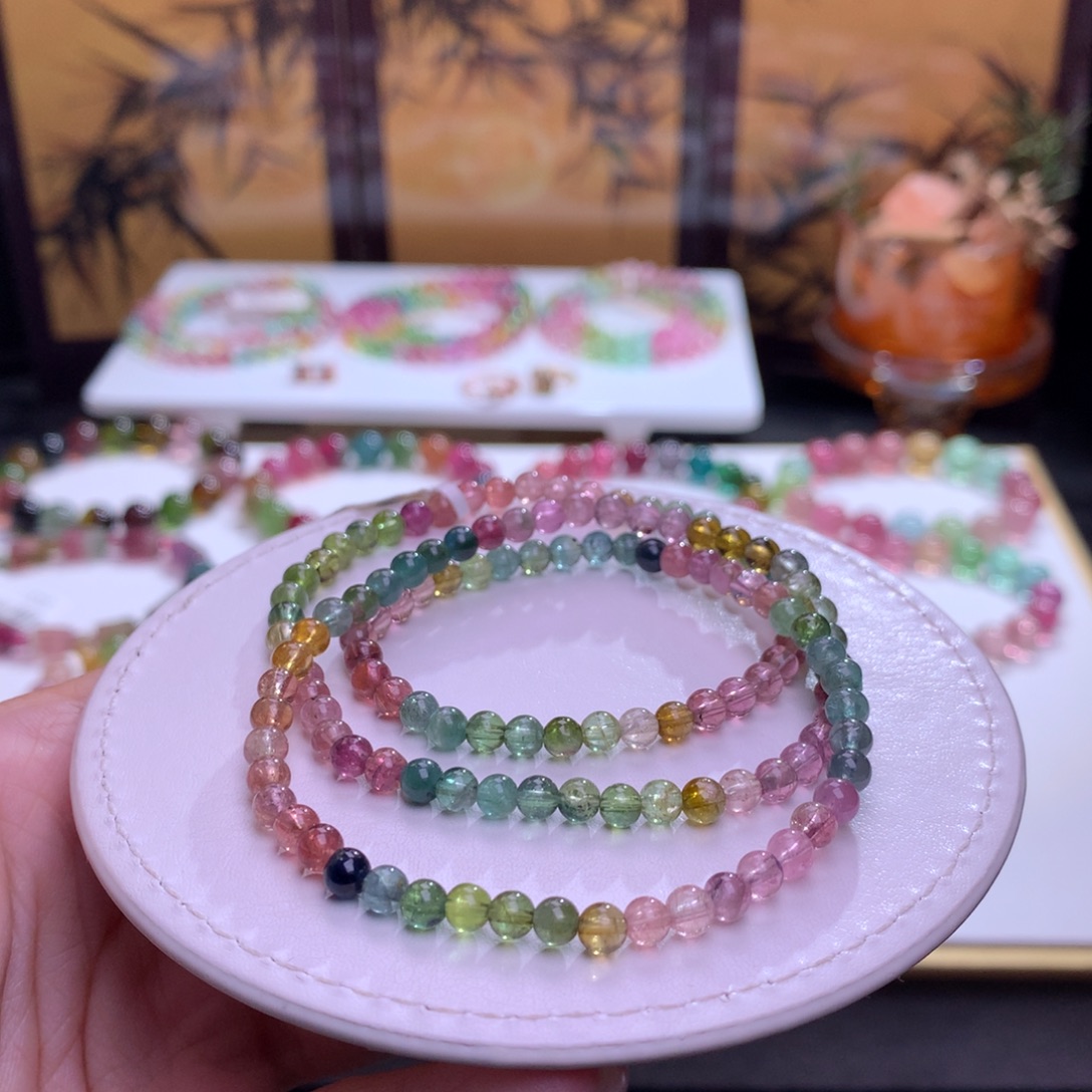 未镶嵌手链碧玺碧玺