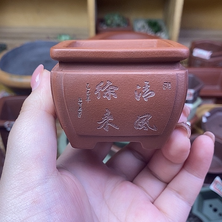 宜兴紫砂精品花盆