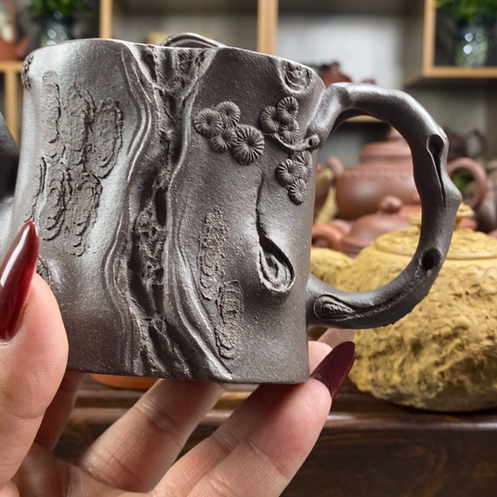 紫砂茶壶一**香原矿紫砂壶