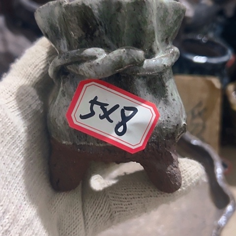 红陶粗陶花盆手工