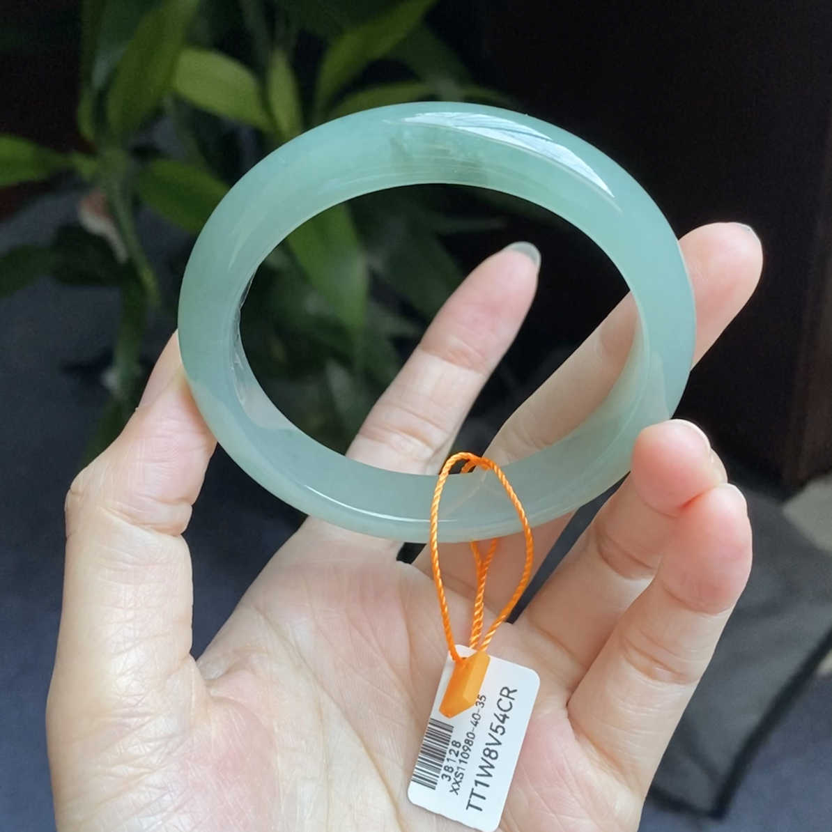 天然缅甸翡翠A货手镯54