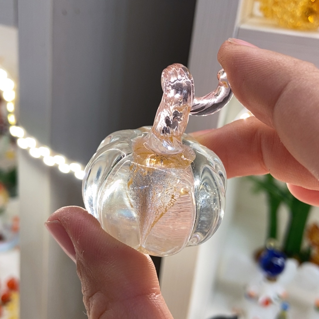 琉璃手工艺品粉色