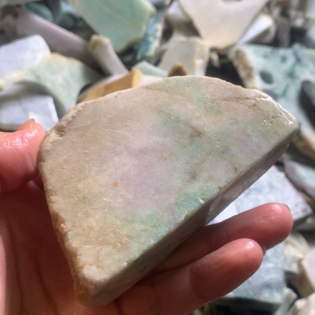 翡翠颈饰未镶嵌缅甸翡翠