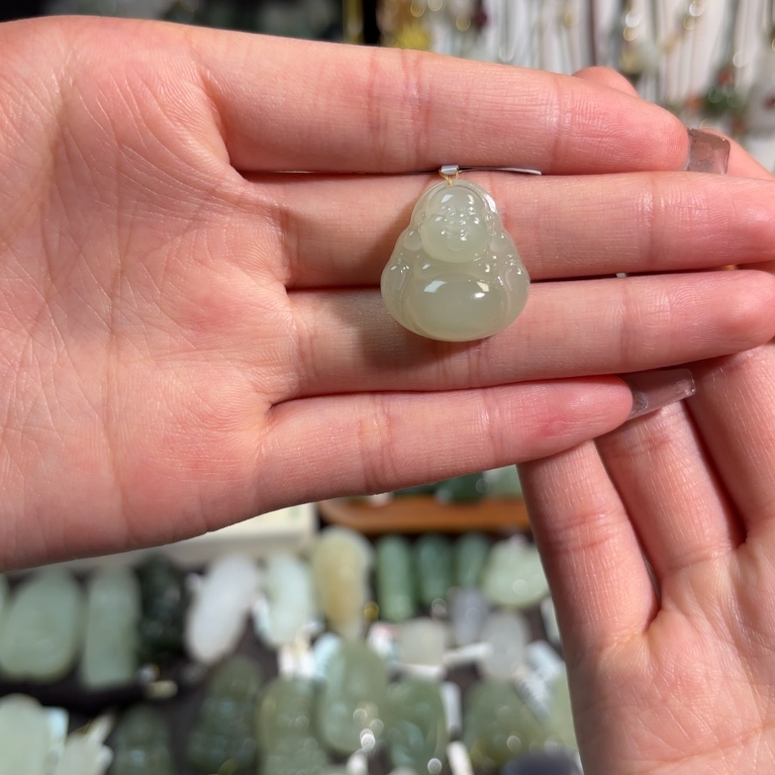 和田玉颈饰未镶嵌