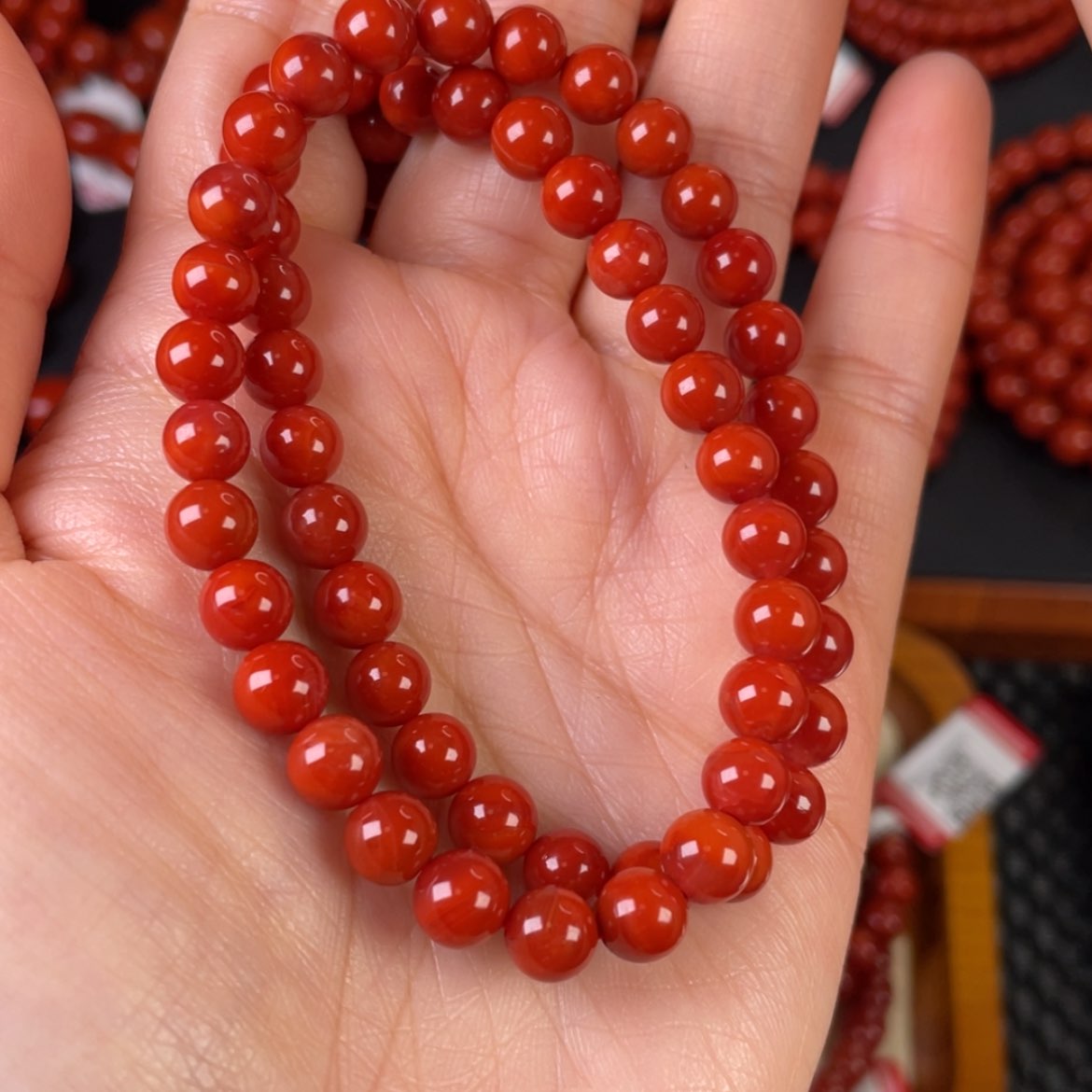 【闪购商品】南红玛瑙手链未镶嵌一**丨花