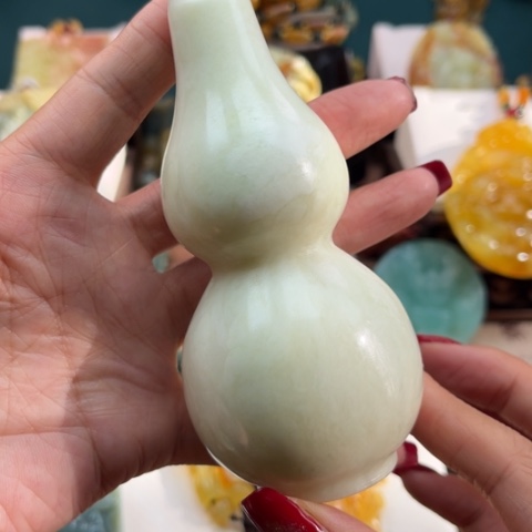 岫玉挂件未镶嵌手把件