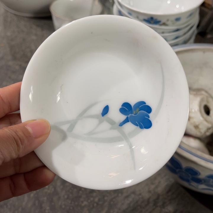 醴陵高温瓷东方红10厘米