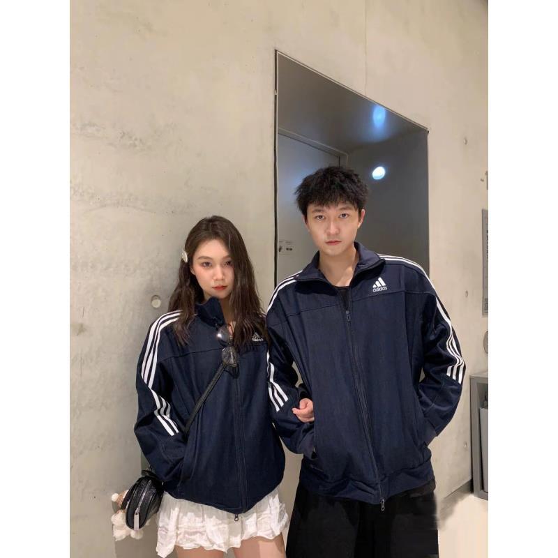 【商场撤柜】QQ糖同款 春秋情侣男女同款立领夹克风衣刺绣外套-9952