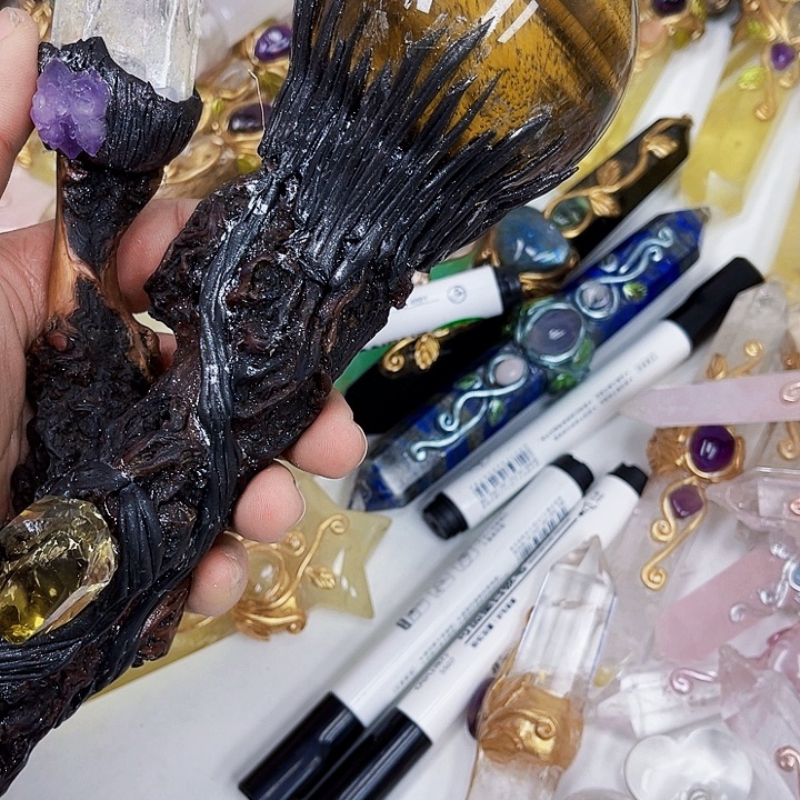 苍***学紫晶摆件未镶嵌水晶