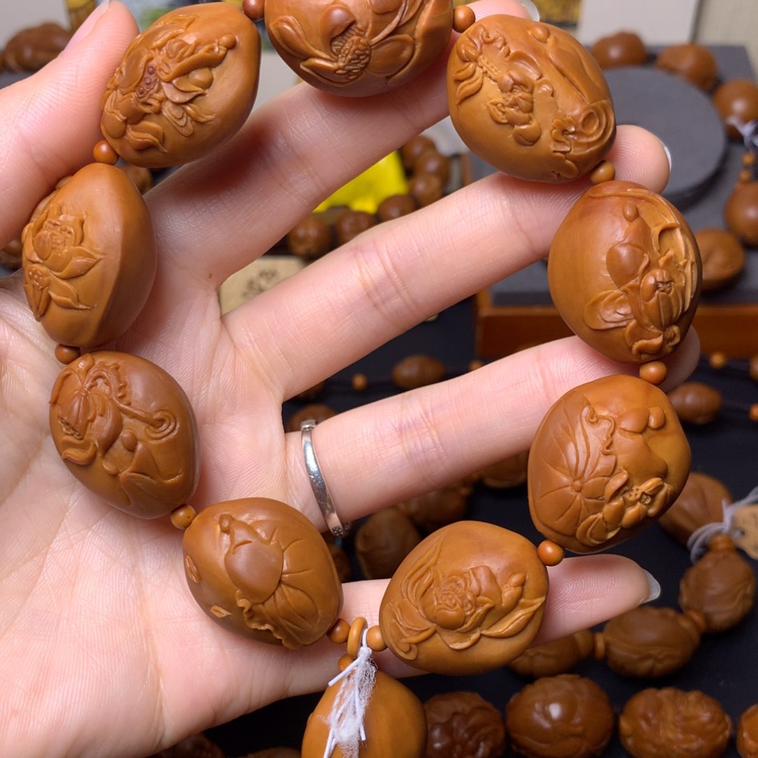 橄榄核手串/手链莲花无相