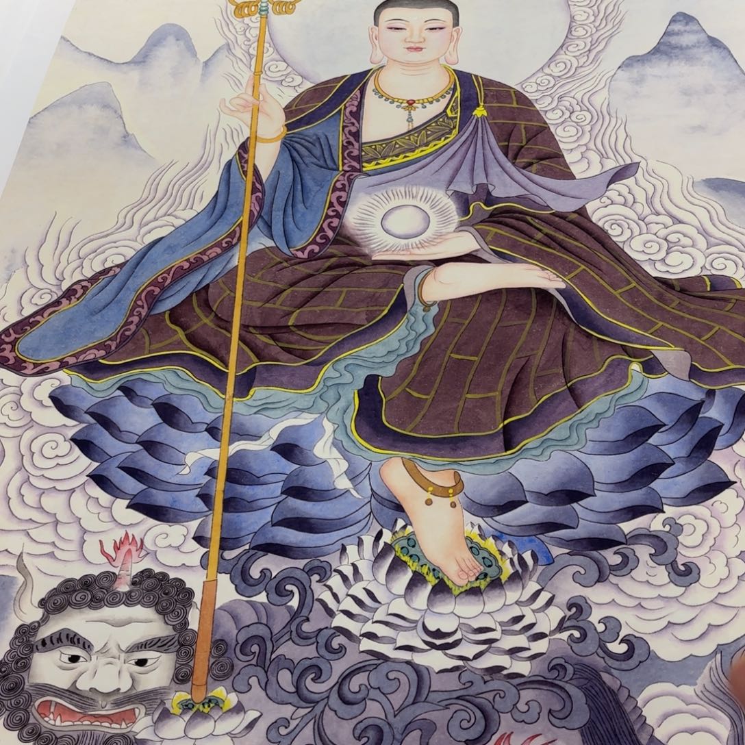 礼***安国画精品四尺地老师作品工笔