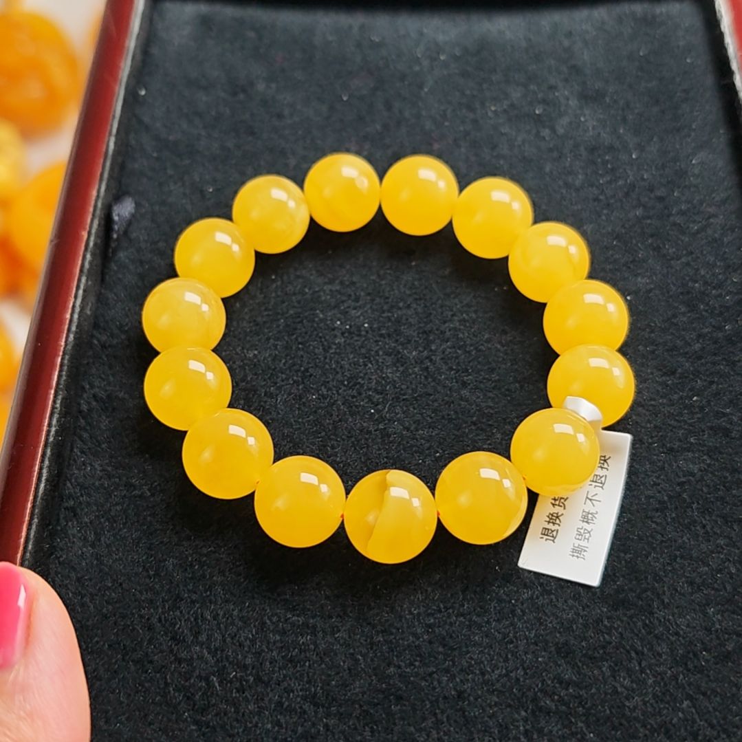 手串蜜蜡未镶嵌同料手串13