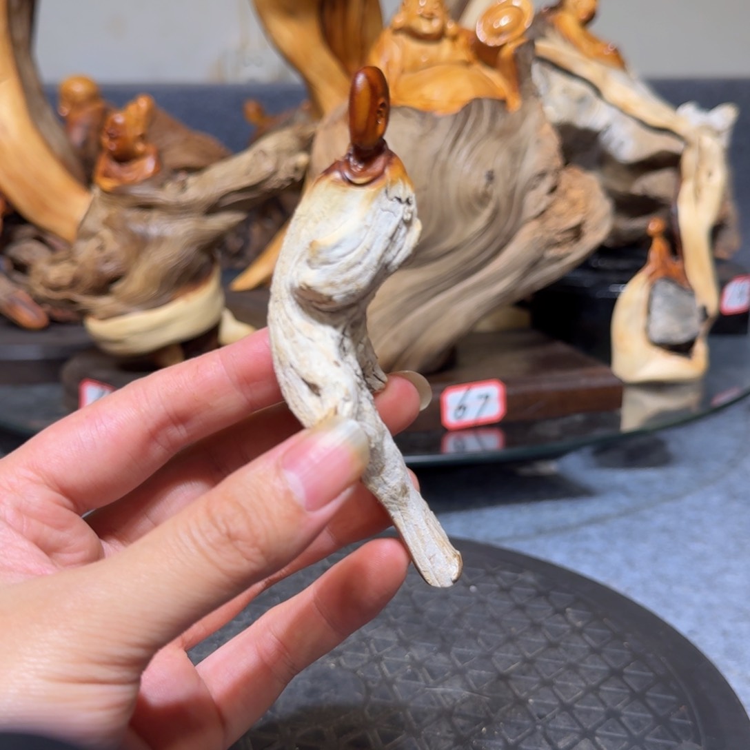 柏木（崖柏）太行崖柏手把件摆件