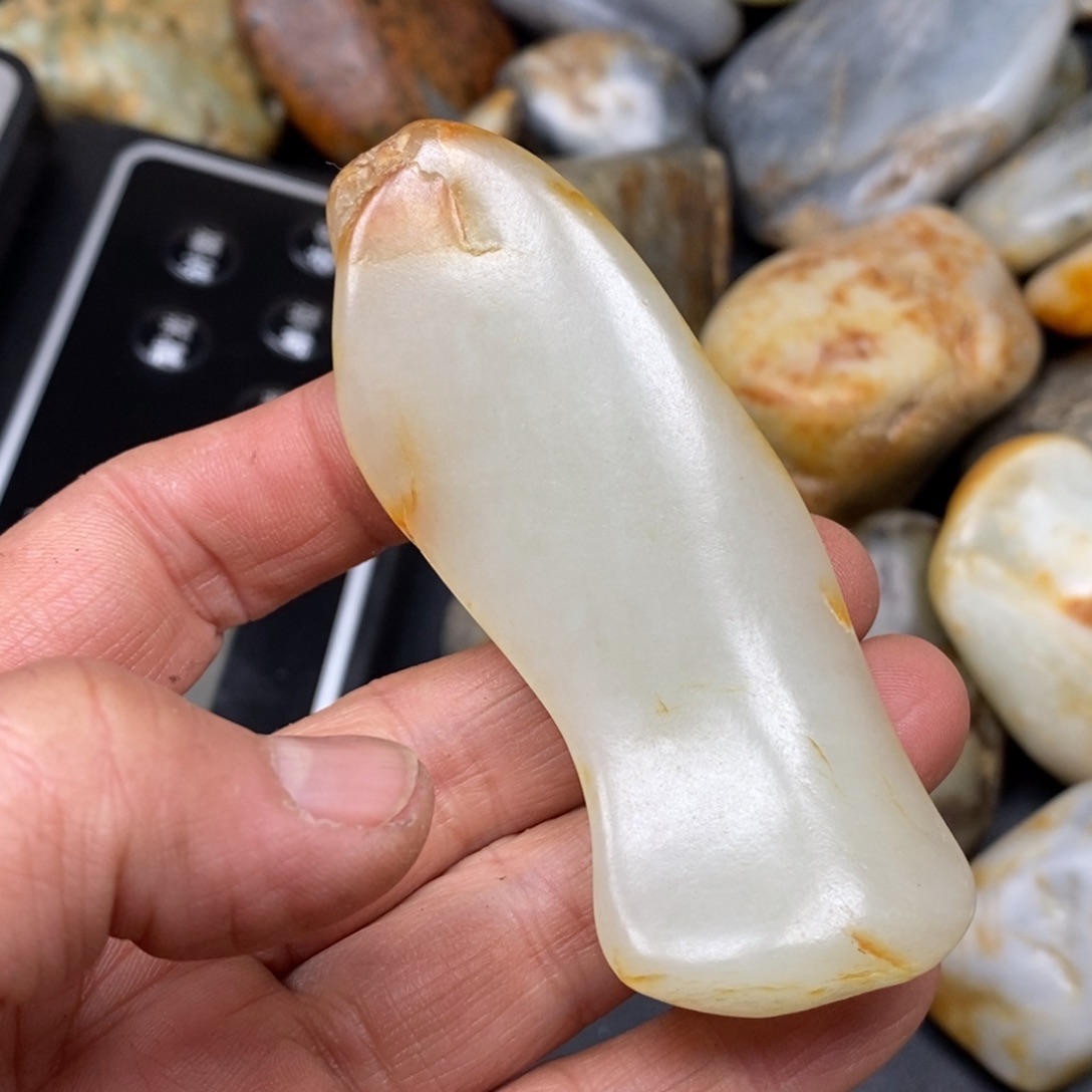 和田玉笔搁未镶嵌