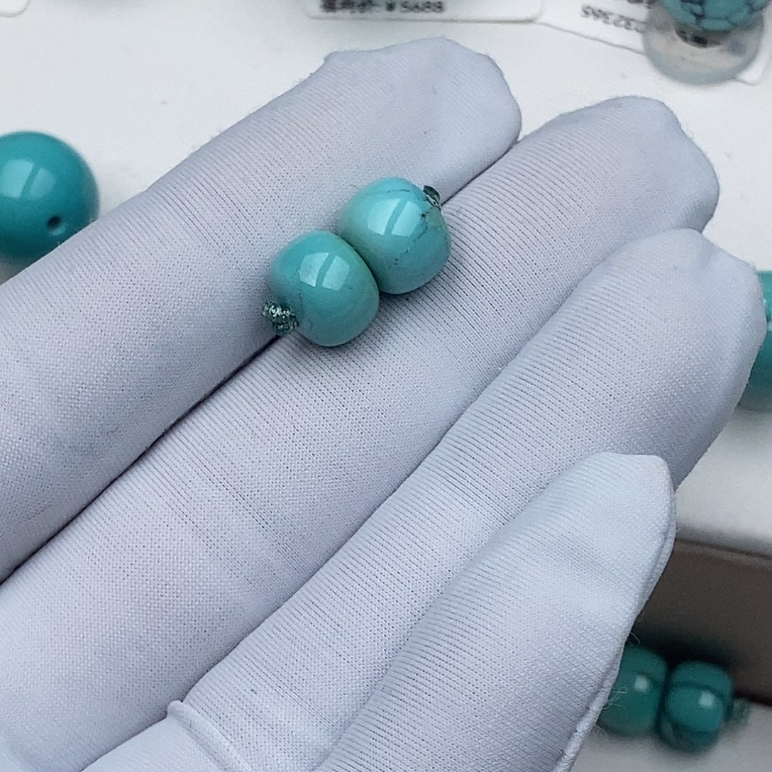 绿松石未镶嵌一套