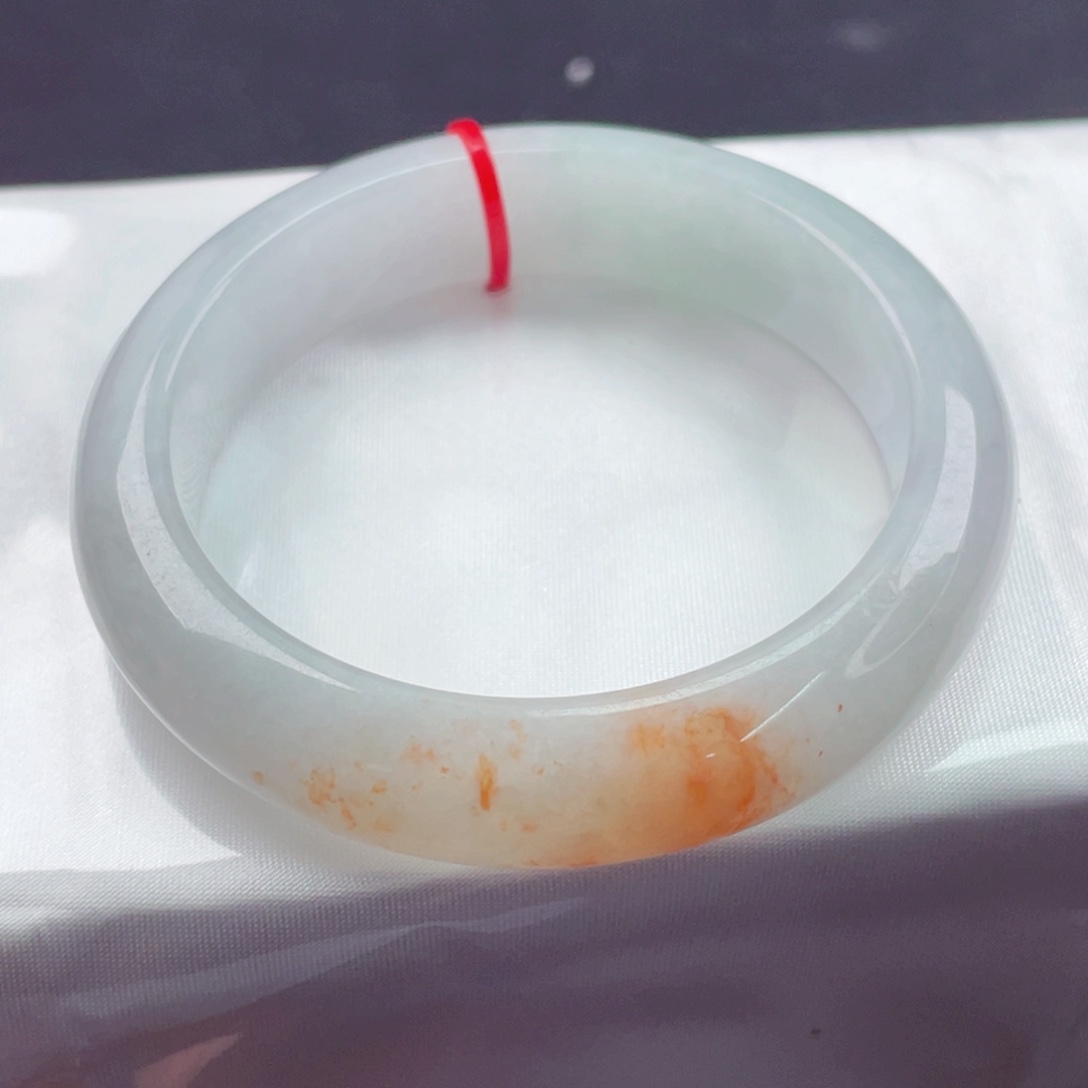 翡翠未镶嵌手镯55正圈