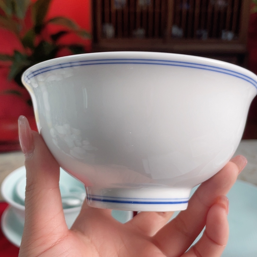 4.75英寸蓝边碗…………