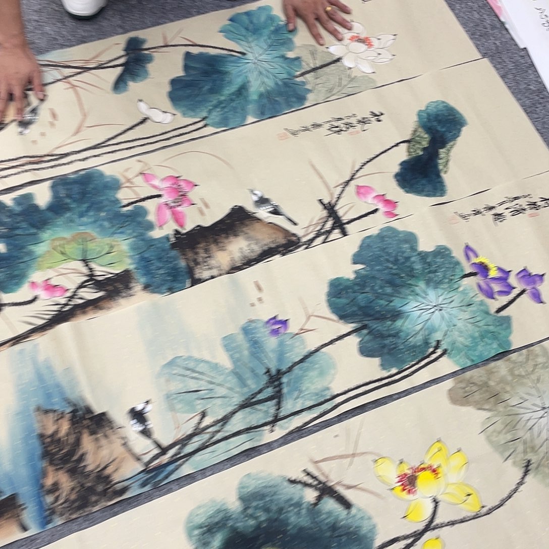 国画纯手绘字画宣纸