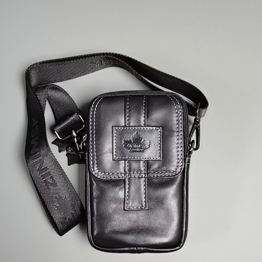 新款头层牛皮单肩包百搭时尚斜挎手机包